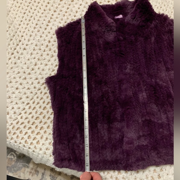 CALYPSO Christiane Celle 100% rabbit fur vest size Medium - Picture 10 of 16